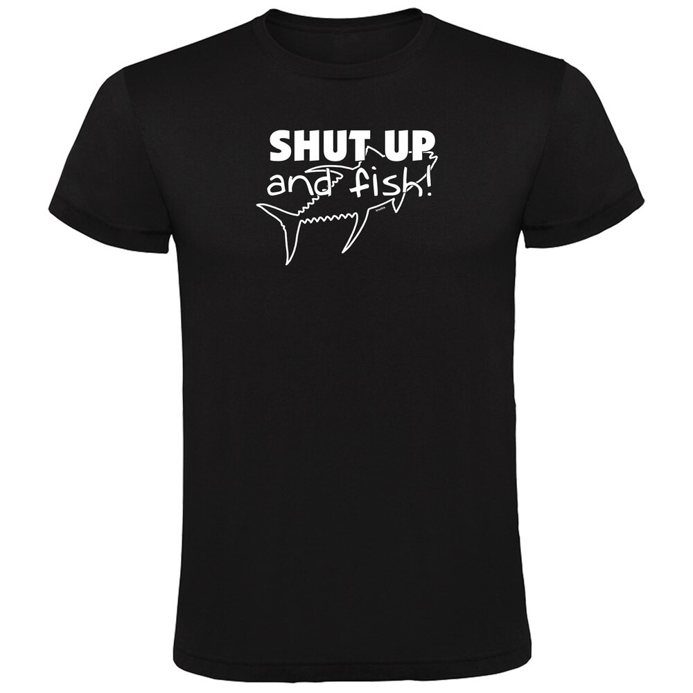 

Футболка Kruskis Shut Up And Fish, черный