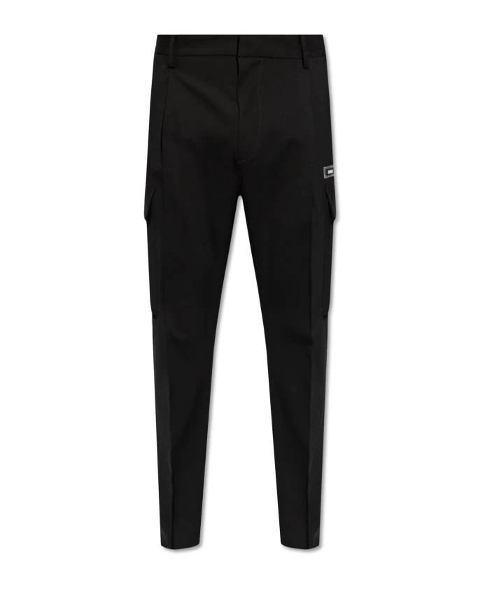 

Шерстяные брюки Dsquared2, черный