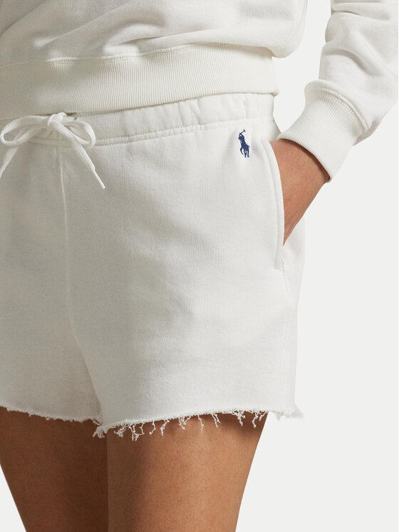 Спортивные шорты прямого кроя 211965103001 Polo Ralph Lauren, белый — фото 4