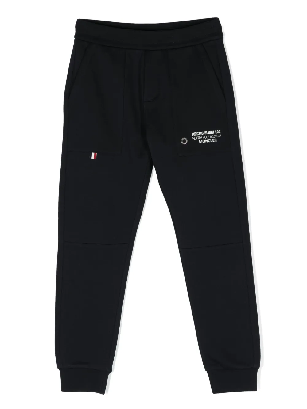 

Спортивные брюки с логотипом Moncler Enfant, синий