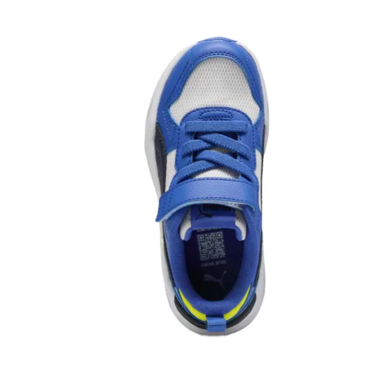 Trinity 2 Fabric Cushioning Low top Casual Shoes Kids' PUMA, серый-marine синий-electric синий — фото 4