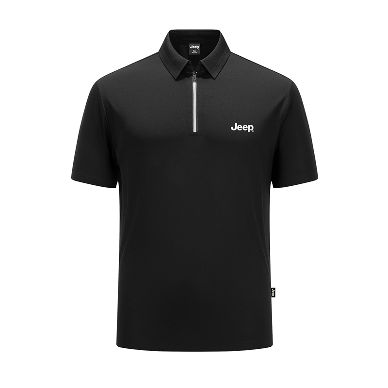 

Футболка-поло Unisex с воротником, тонкая, прямого кроя Jeep, pure черный