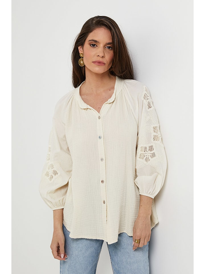 

Блузка Rodier Lin, кремовый