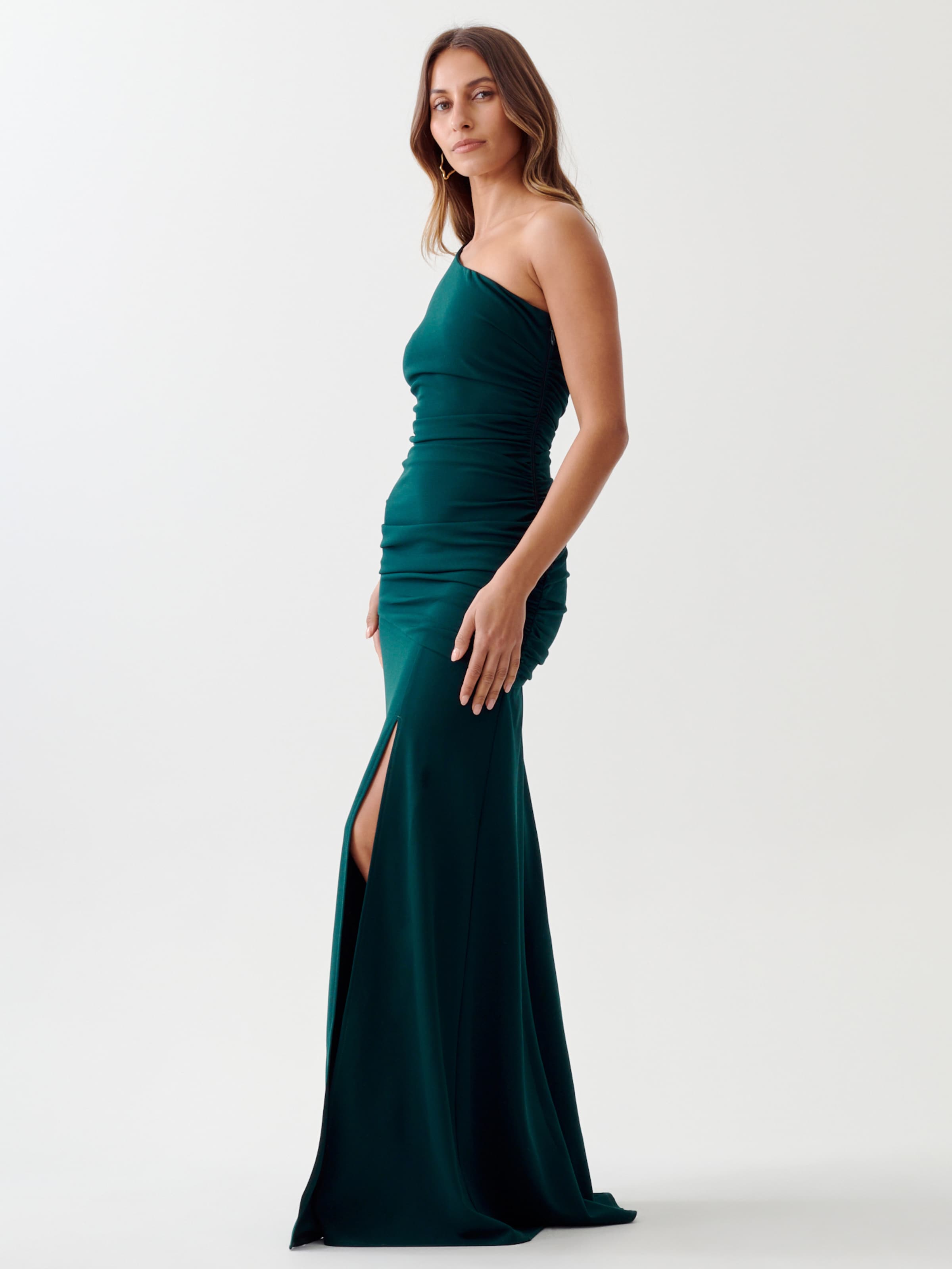 

BWLDR Платье 'Gena' в темно-зеленом цвете