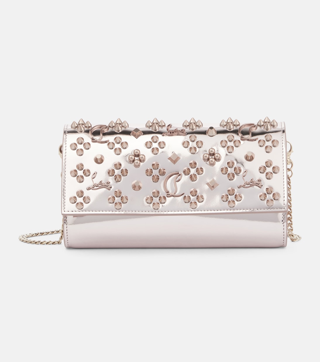 

Клатч Paloma из кожи с декоративными элементами Christian Louboutin, Vintage Rose