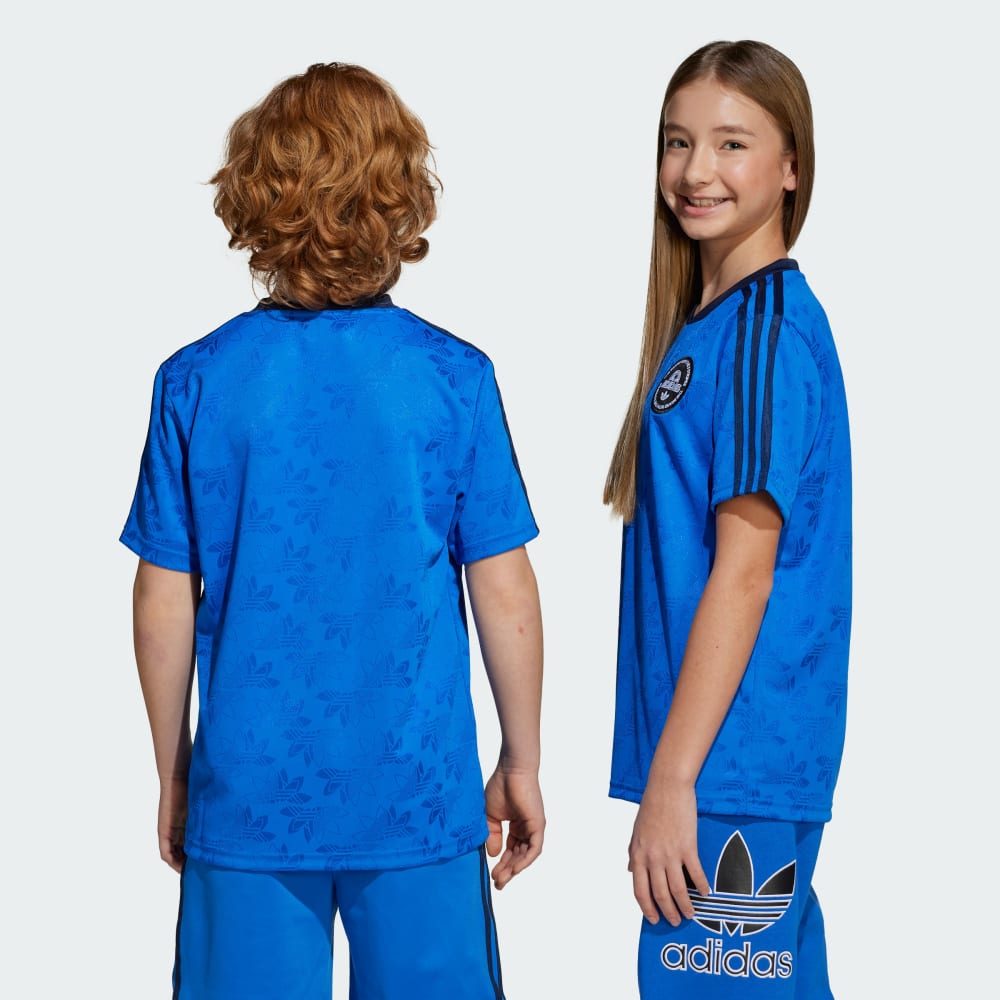 Спортивная футболка Adidas Soccer Tee Kids, синий — фото 4