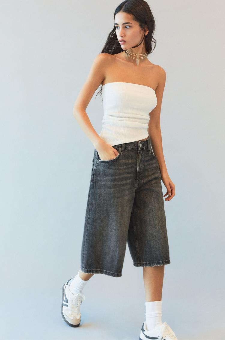 

Асимметричный топ-бандо Pull And Bear, белый