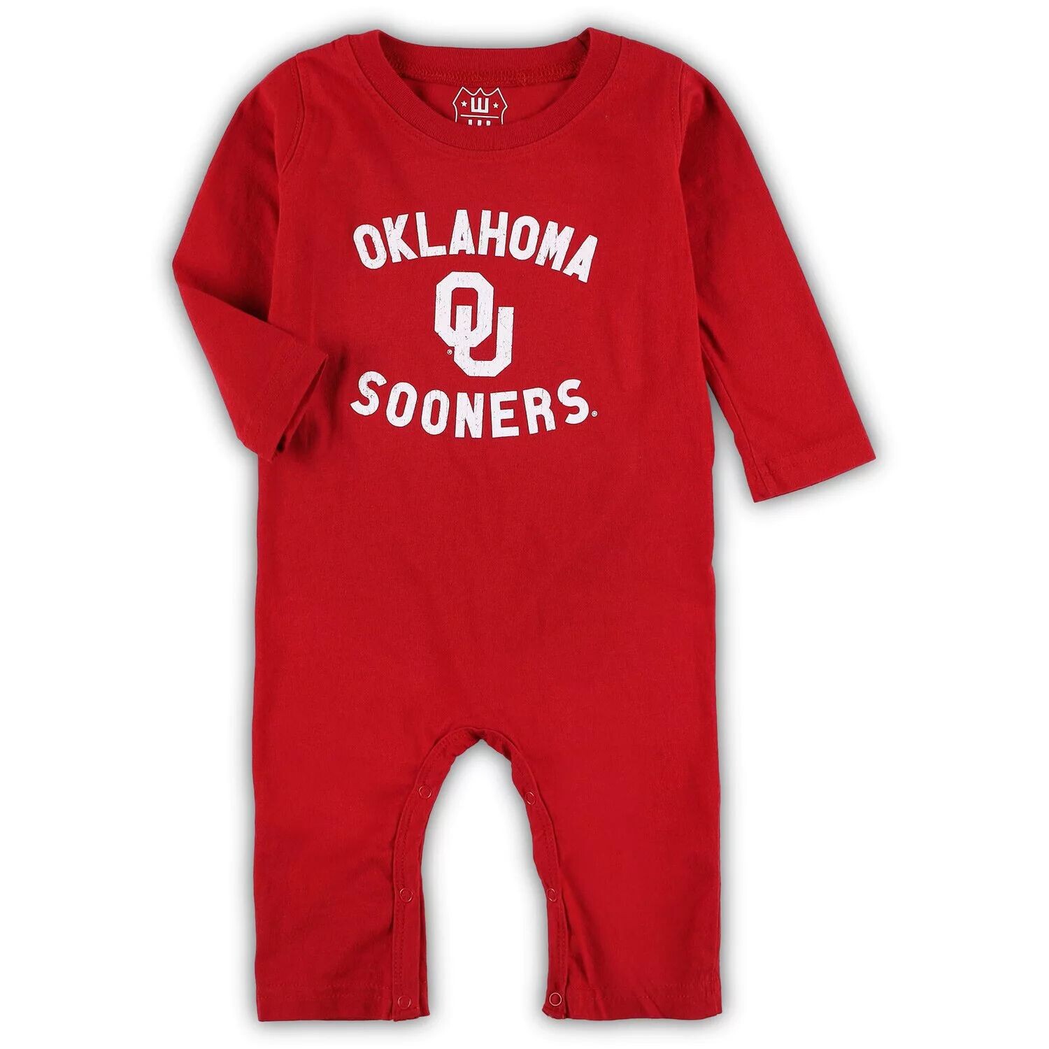 

Джемпер с длинными рукавами Infant Wes & Willy Crimson Oklahomaooners Core Unbranded