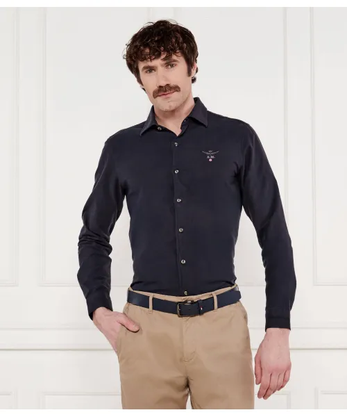 

Рубашка Slim fit Aeronautica Militare, синий