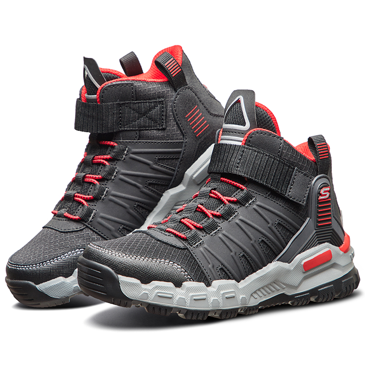 Skechers Кроссовки Adventure Track Kids Lifestyle, черные, красные, для подростков — фото 3