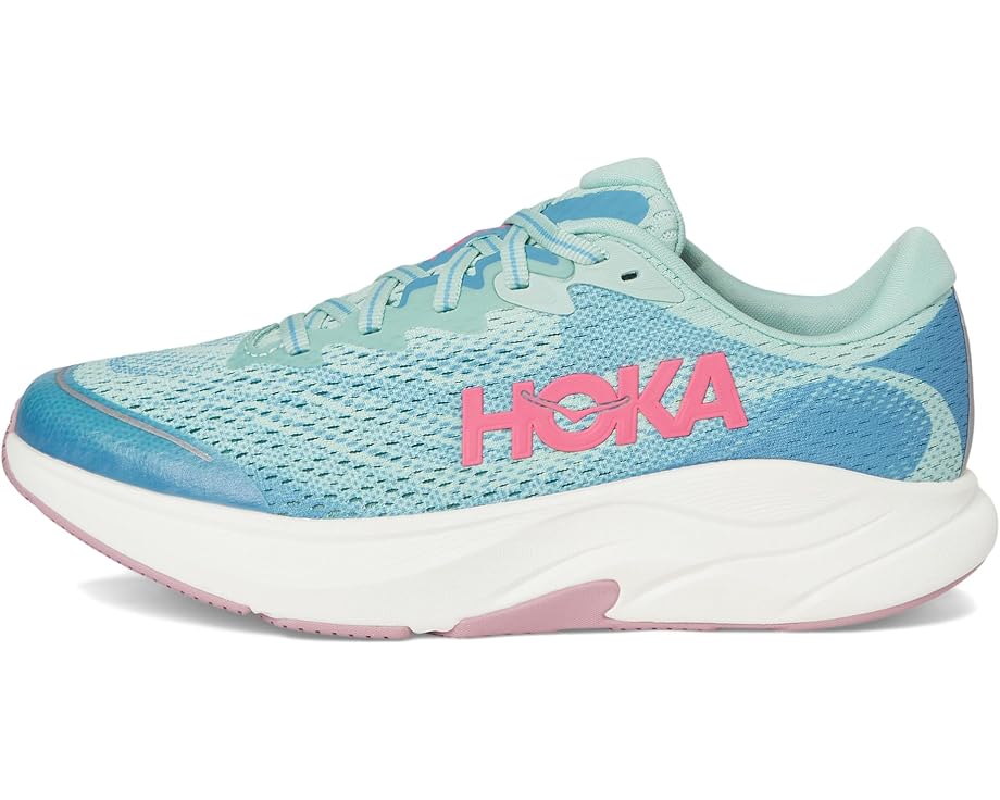 Кроссовки Hoka Kids Rincon 4, цвет Jadeite/Alpine Blue — фото 4
