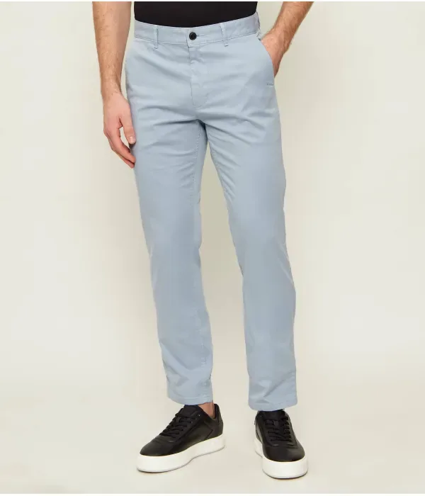 Брюки чинос slim fit Boss Orange, небесно-голубой — фото 3