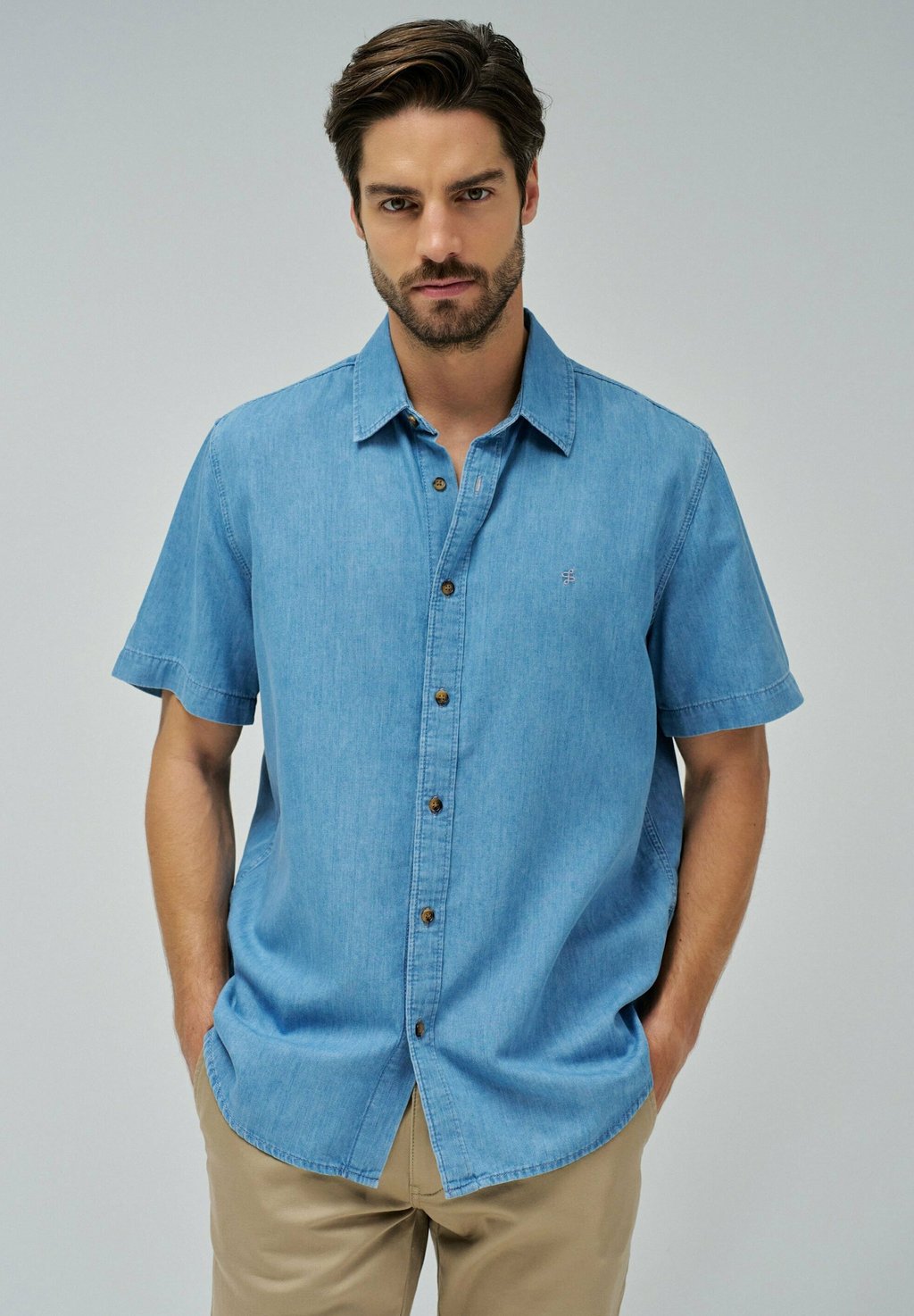 

Рубашка Salsa Jeans, синий