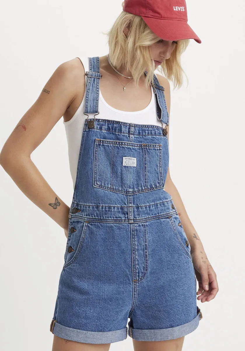 

Короткий комбинезон Levi's "VINTAGE SHORTALL" с потертыми эффектами, цвет Foolish Love
