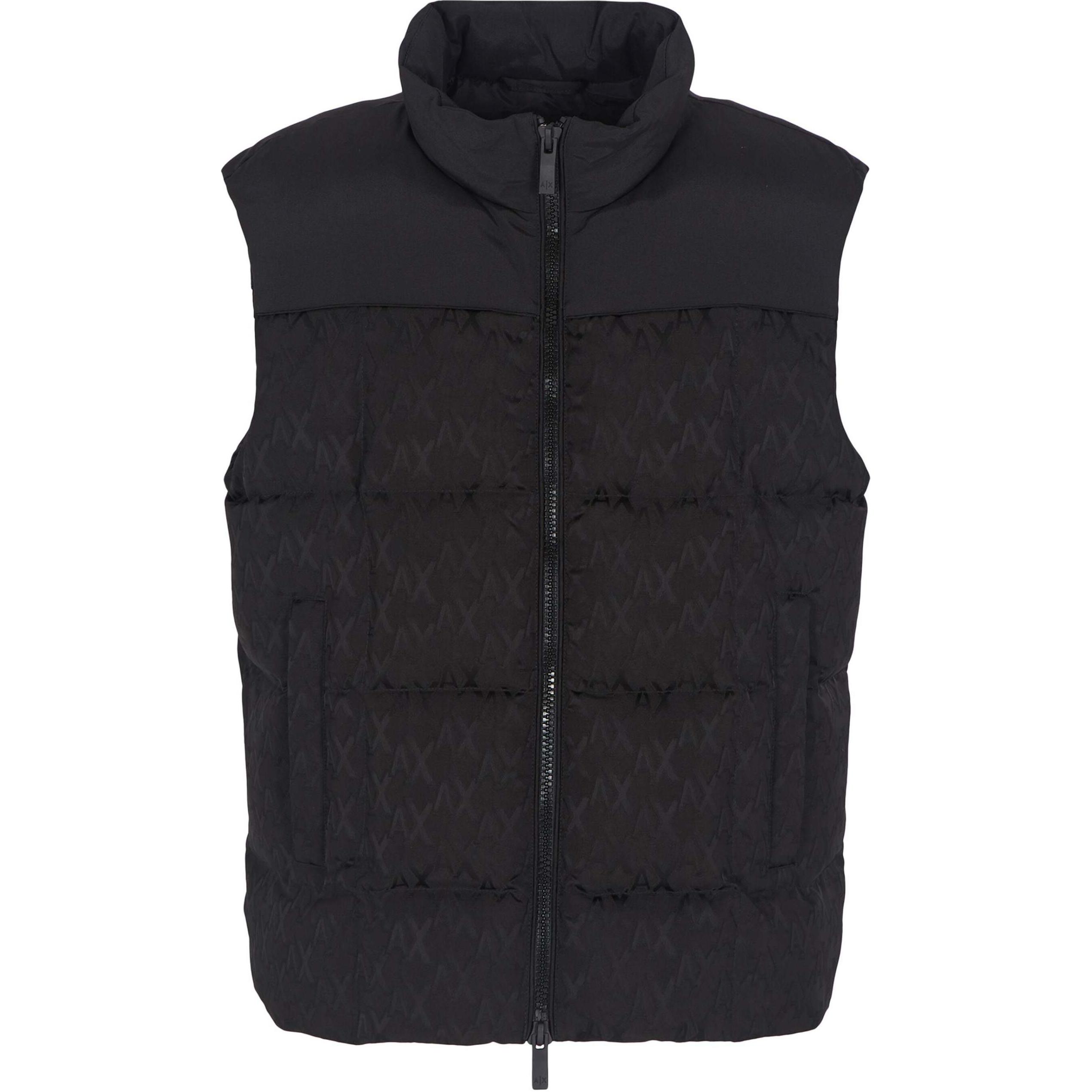 

Жилет с монограммой ARMANI EXCHANGE, черный