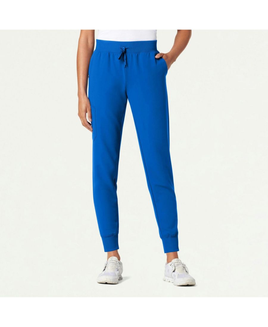 

Женские спортивные брюки Silex с шестью карманами, зауженным кроем и средней посадкой, для работы и ухода за больными Jaanuu, Royal blue