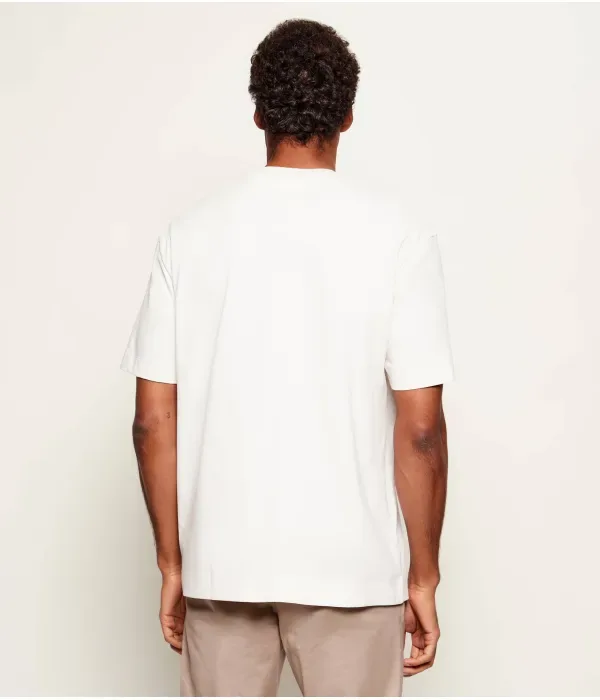 Футболка C-Tames 180 BOSS X STEIFF relaxed fit Boss, экрю — фото 3