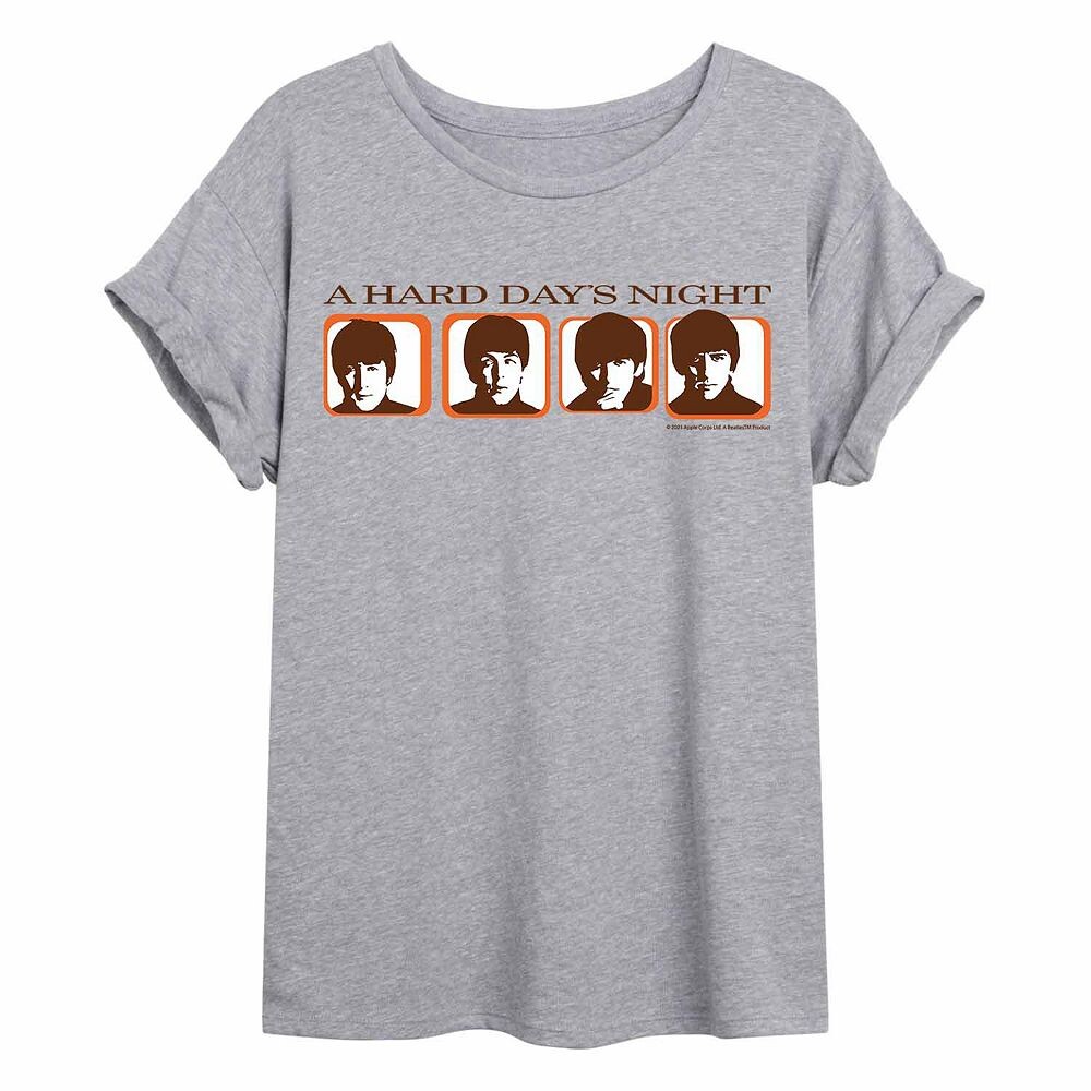 

Детская винтажная струящаяся футболка The Beatles Licensed Character, серый