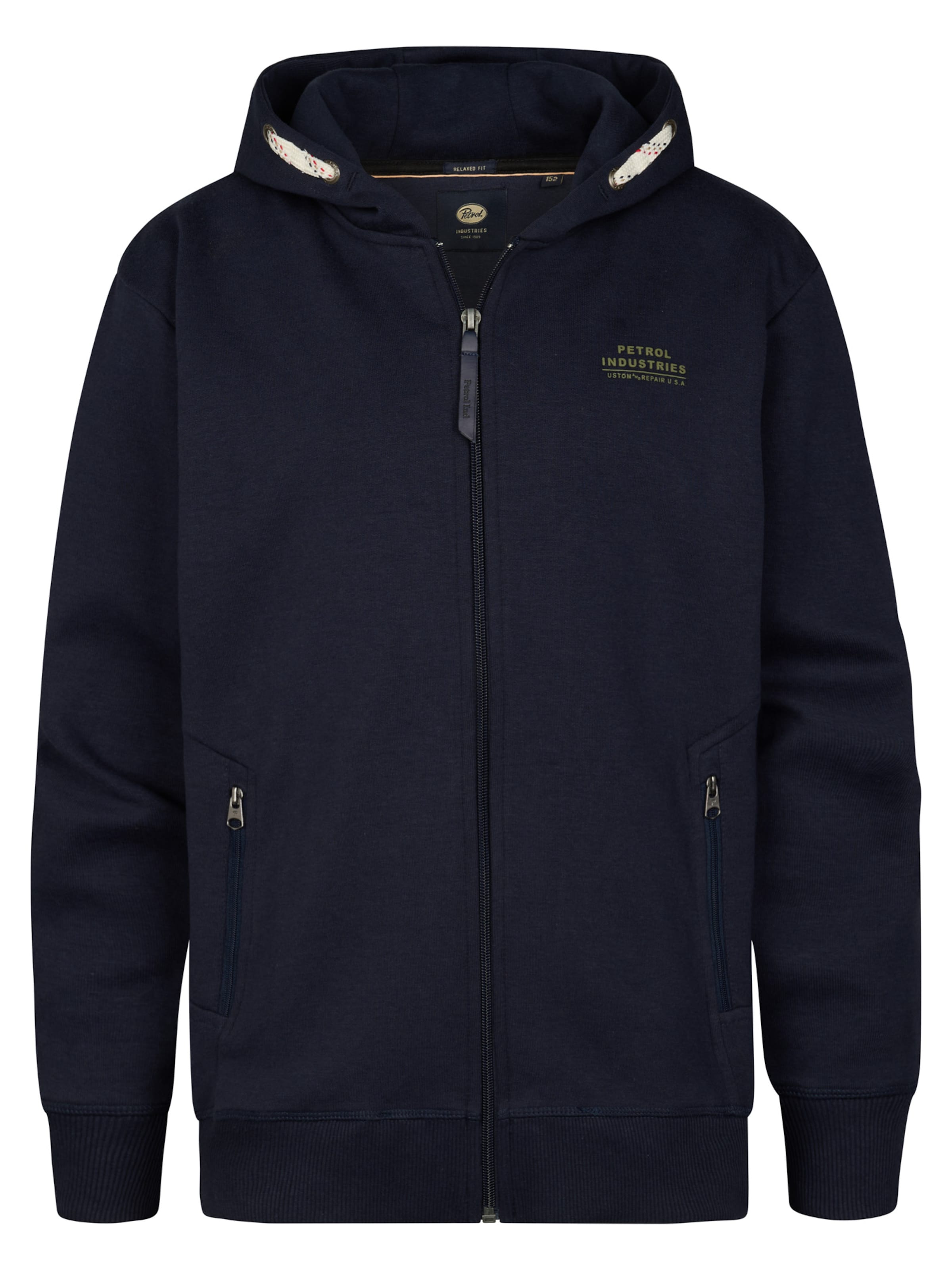 

Petrol Industries Толстовка с молнией 'Kino' в цвете Marine Blue
