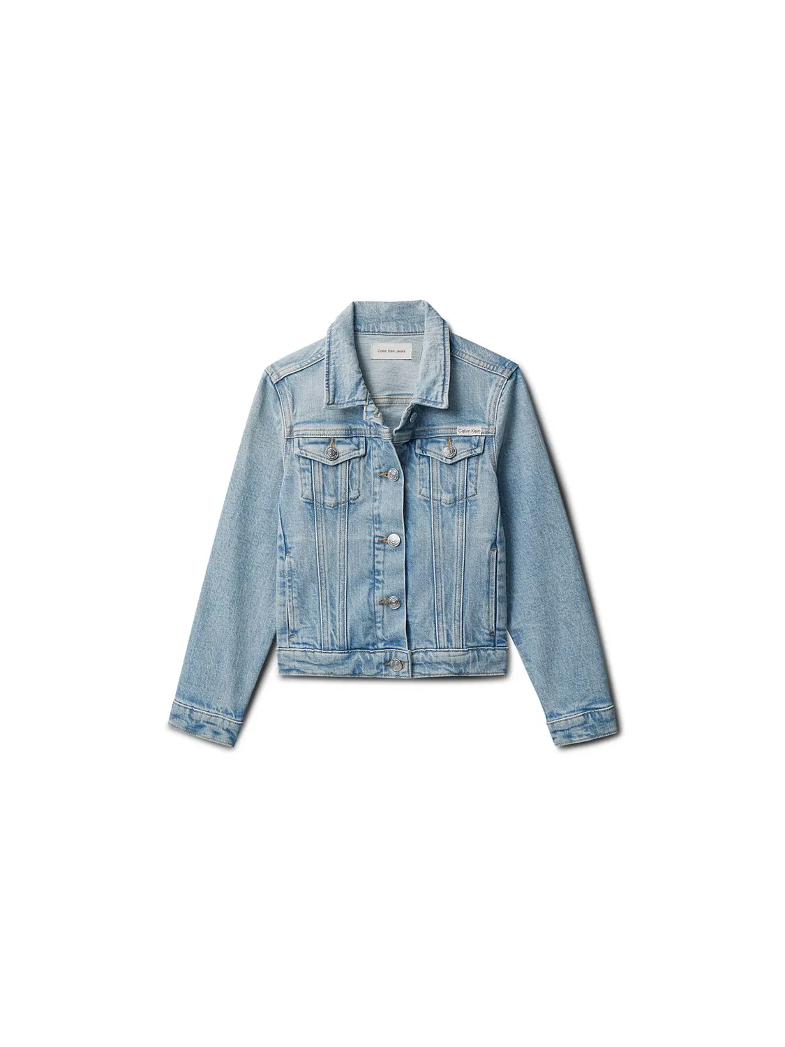 Джинсовая куртка Calvin Klein Jeans Between-Season светло-голубого цвета