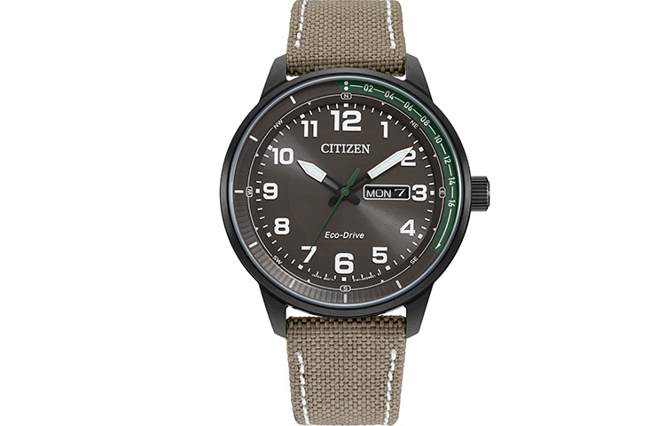 

CITIZEN Часы Ecology Drive Collection Light Powered Quartz Movement Watch Unisex Coffee Watch Dial