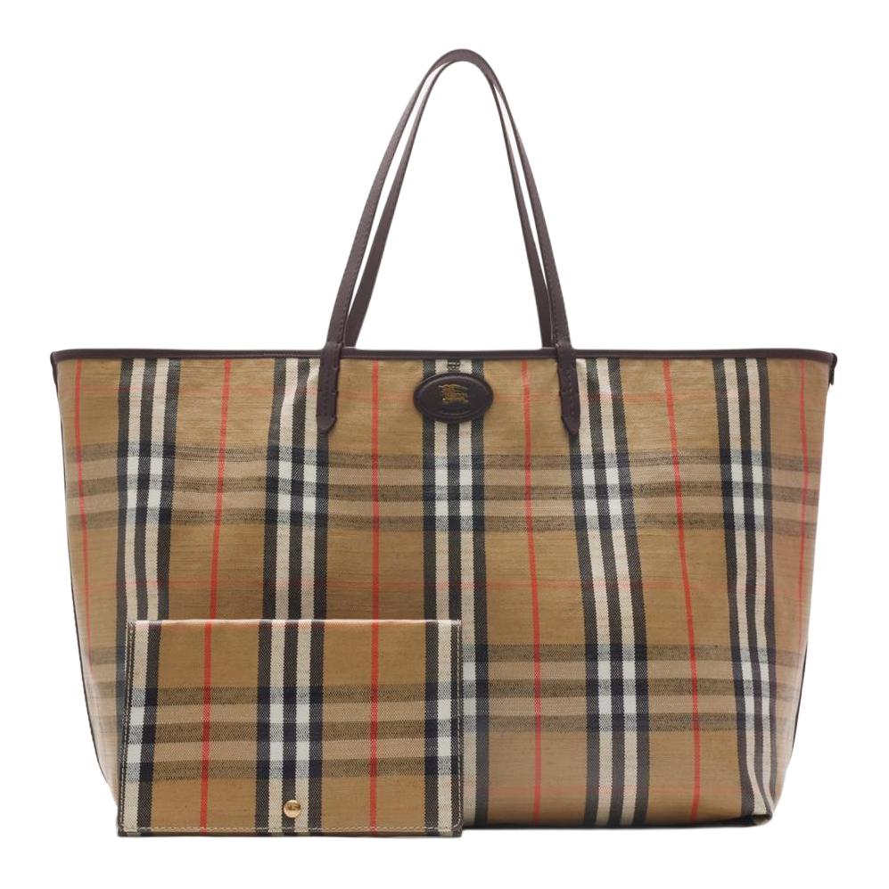 

Burberry Хлопковая сумка через плечо с льняной примесью женская песочного цвета