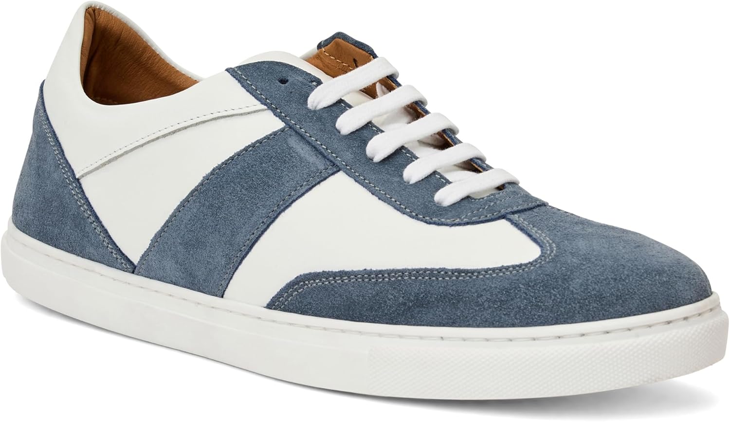 

Мужские кроссовки M by Bruno Magli Benito из мягкой итальянской замши с шнуровкой, модная современная обувь, светло-голубой