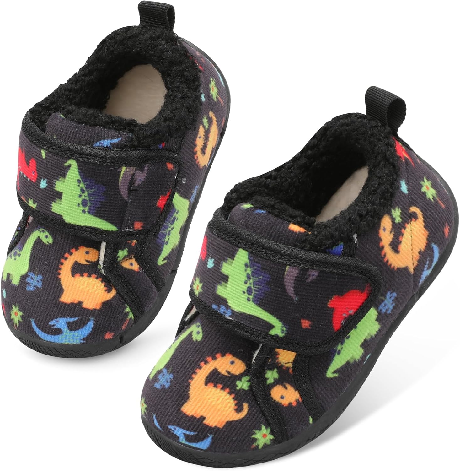 

Детские тапочки Демон-сороконожка для малышей, пушистые домашние тапочки для детей, зимняя обувь для дома и улицы, регулируемые теплые кроссовки Centipede Demon, черный