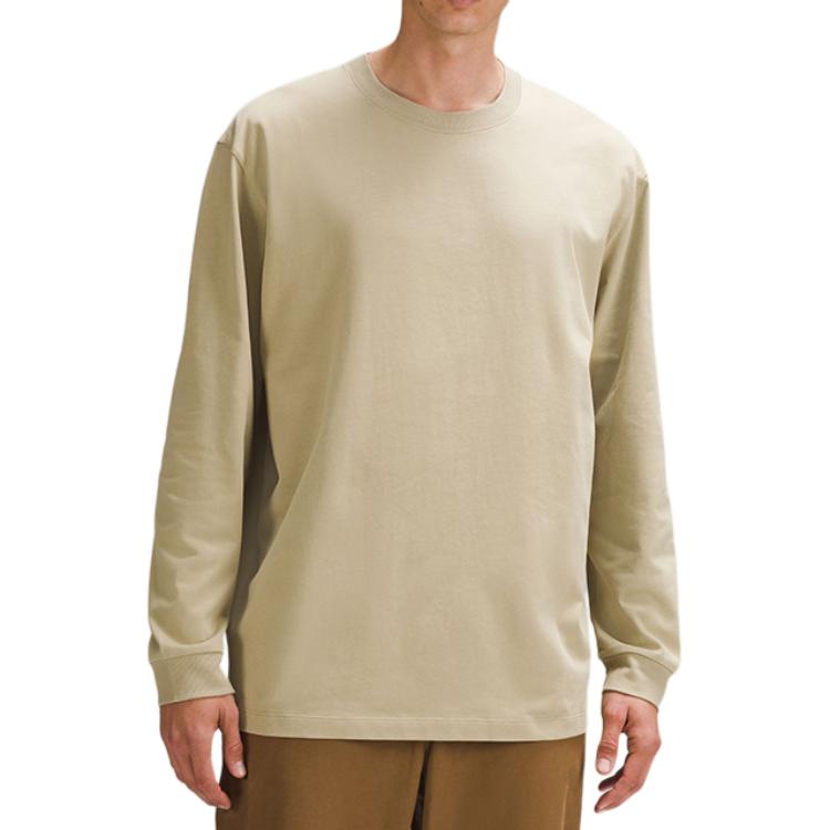 

Тяжелая футболка для мужчин Lululemon, хаки