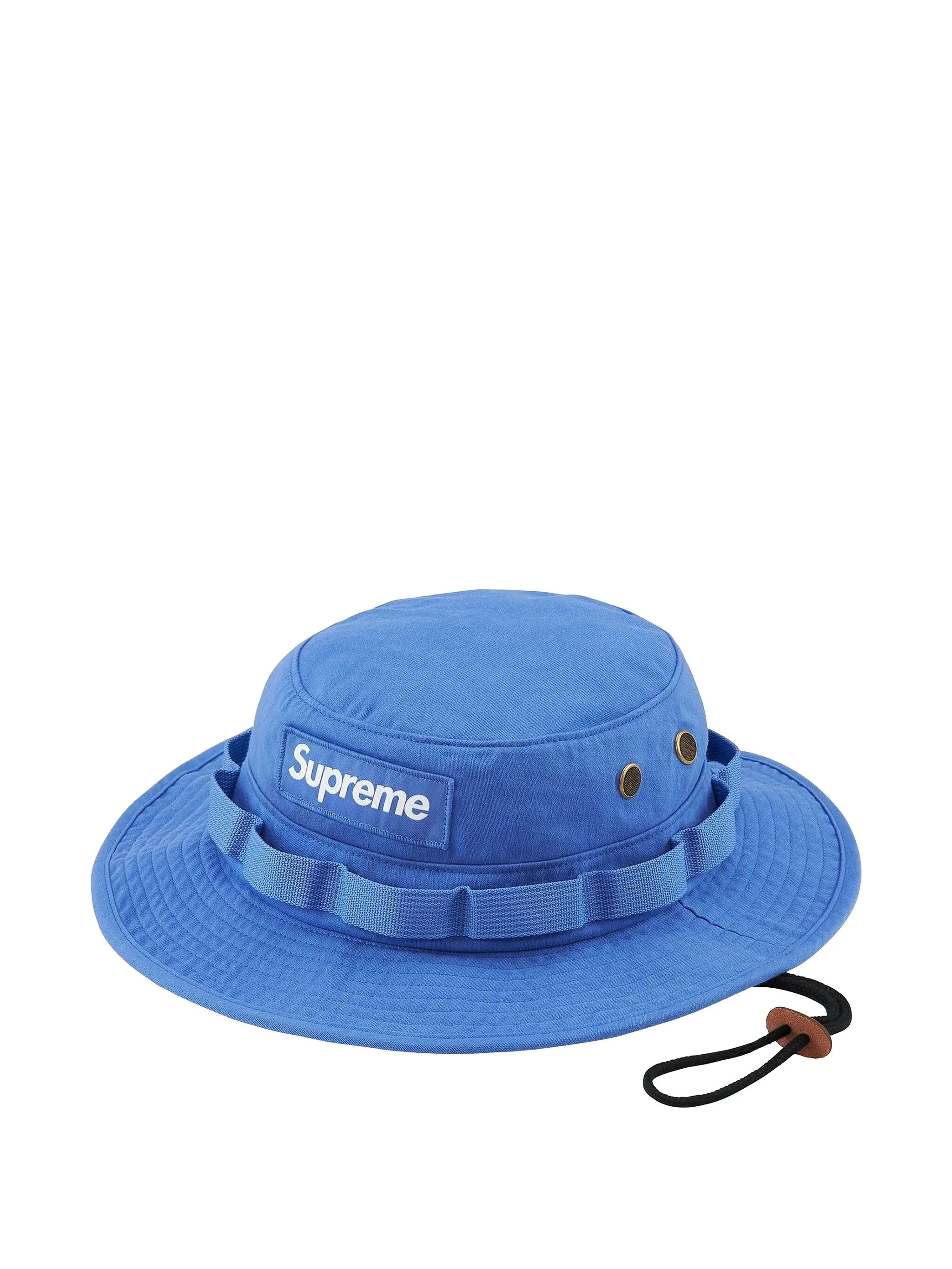 

Шляпа в стиле милитари Supreme, синий