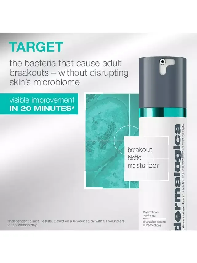 Крем для лица SPF DERMALOGICA Увлажняющий Breakout Biotic — фото 4