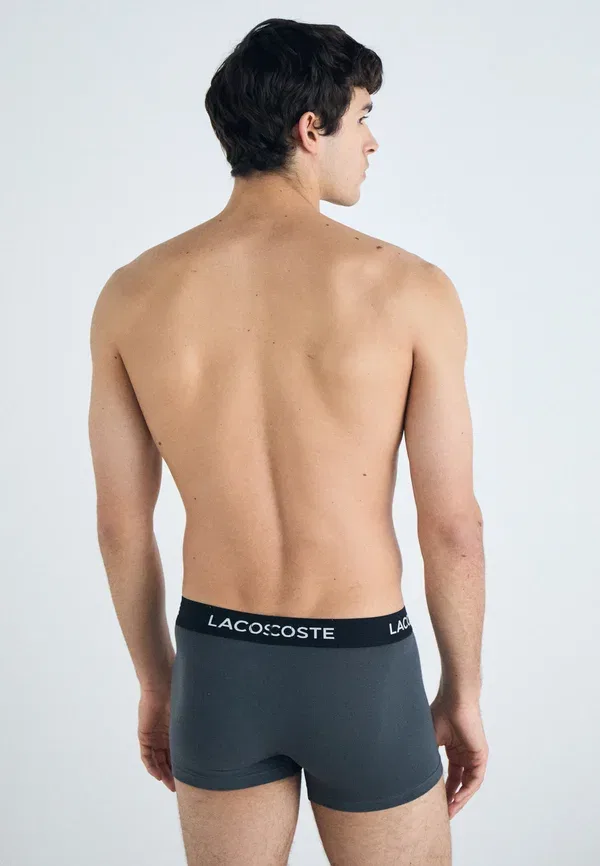 Трусы 5 pack Lacoste, серый/черный — фото 2