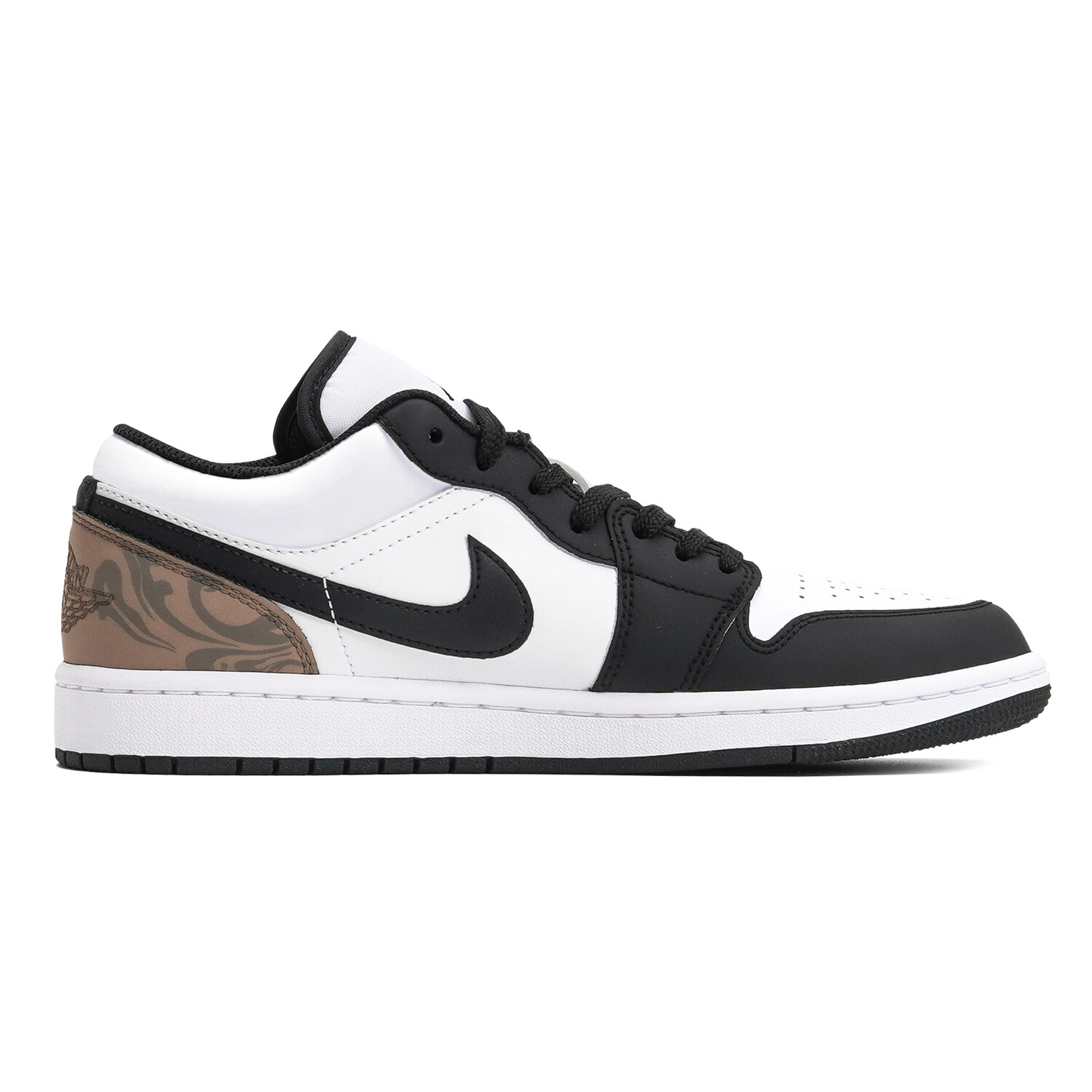 Кроссовки Air Jordan 1 Vintage Basketball Shoes Men Low-top Coffee, белый — фото 2