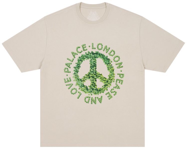 

Футболка Palace Pease And Love, серый