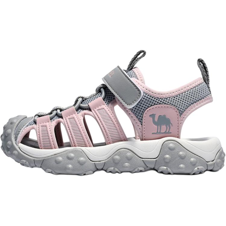 

Детские сандалии с противоскользящей подошвой и дышащим верхом CAMEL, серый/розовый