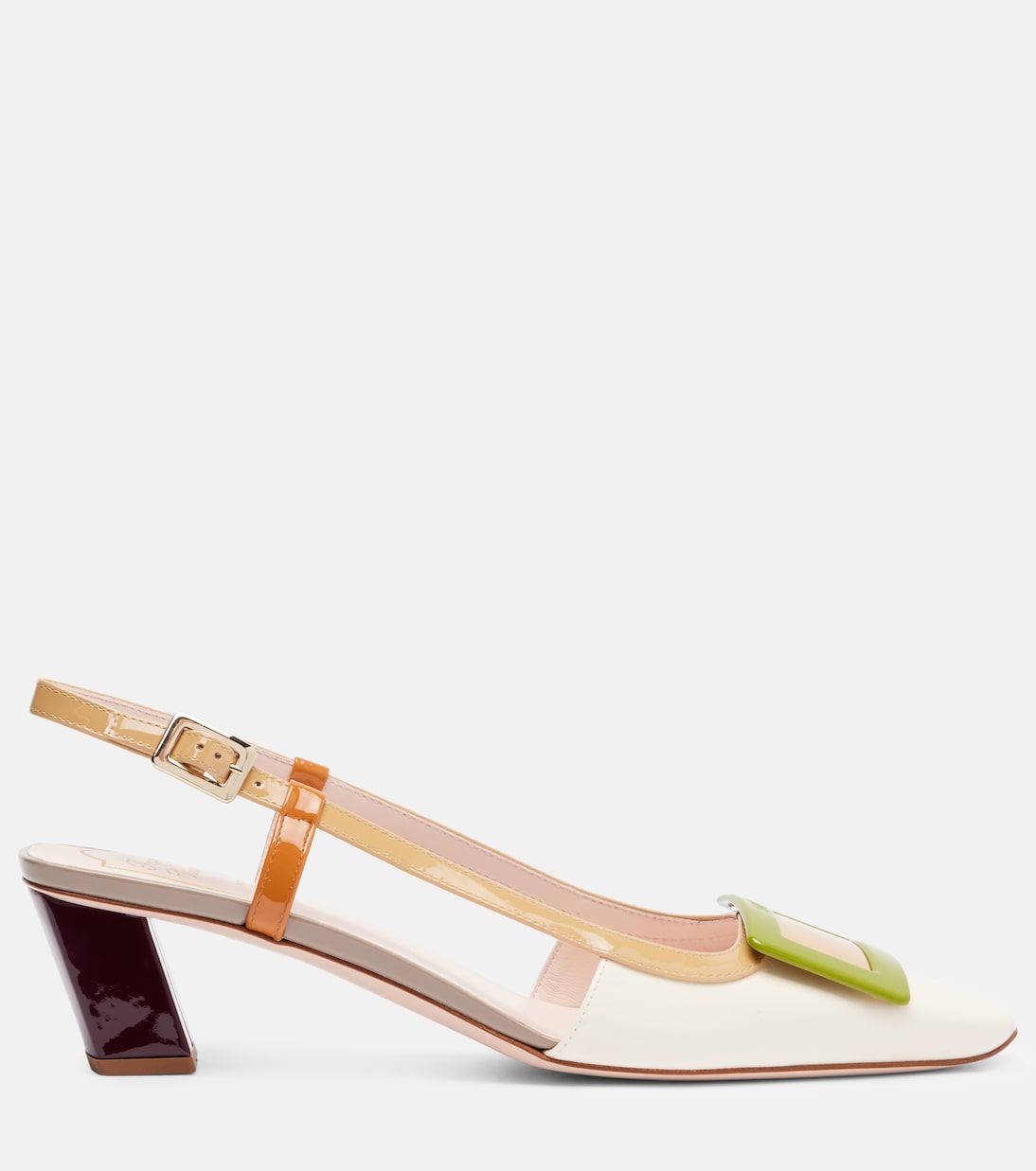 Босоножки Belle Vivier 45 на ремешке из кожи Roger Vivier, C019+C209+G627+C415+R802 — фото 4
