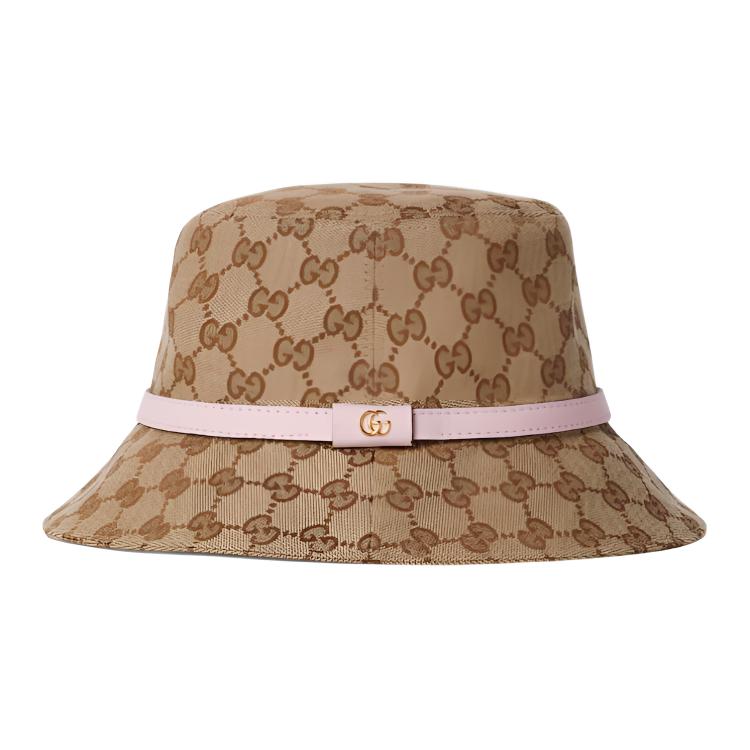 

GUCCI Хлопковая панама с принтом, Dark Brown