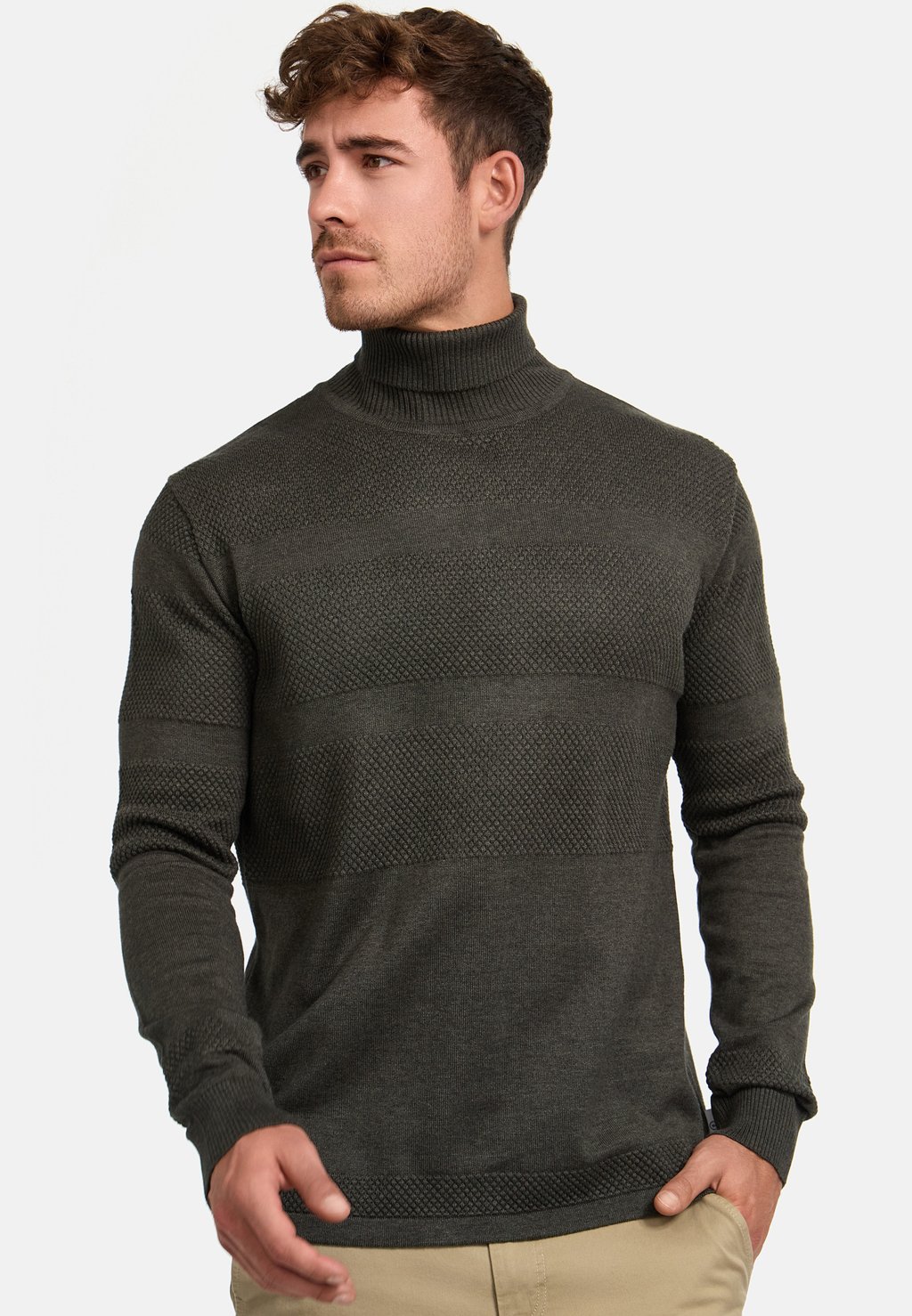 

Джемпер FISKER ROLL NECK Kronstadt, темно-зеленый