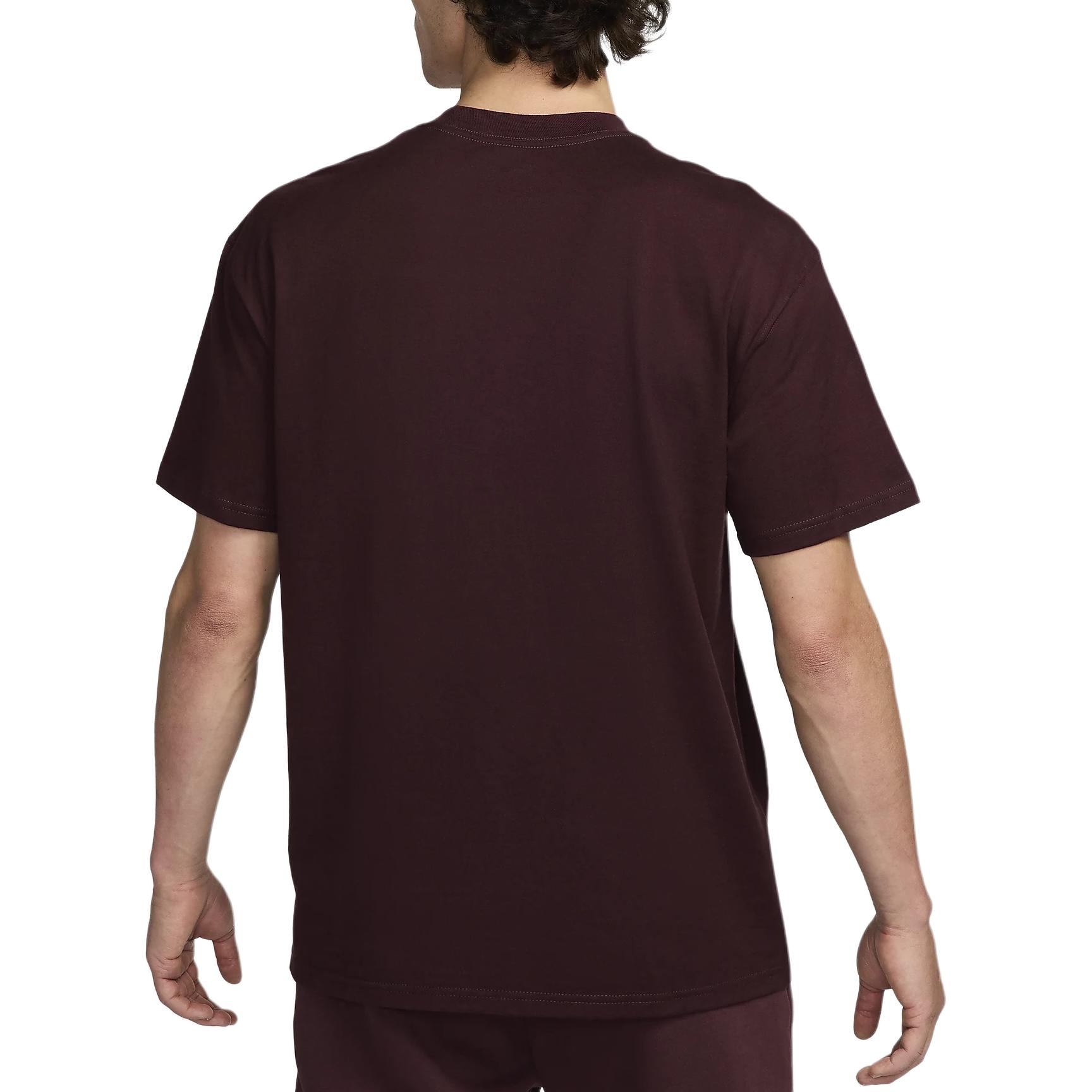 Nike Футболка мужская бордовая — фото 4