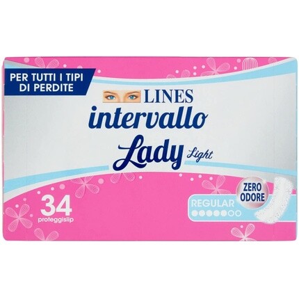 

Прокладки для трусов Lines Intervall Lady Light Regular 34