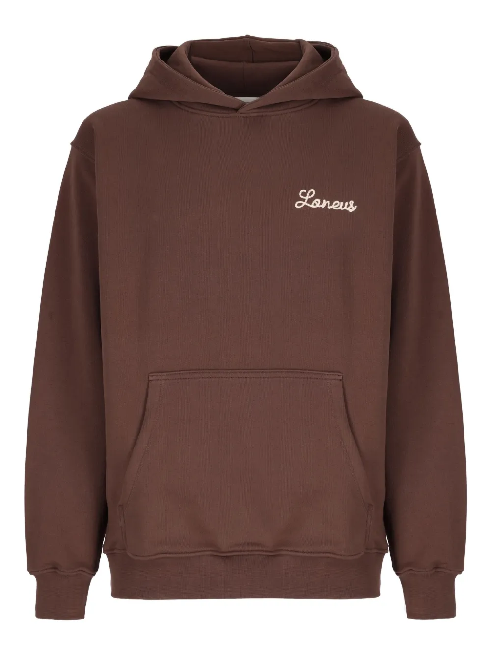 

Худи с вышитым логотипом Laneus, коричневый