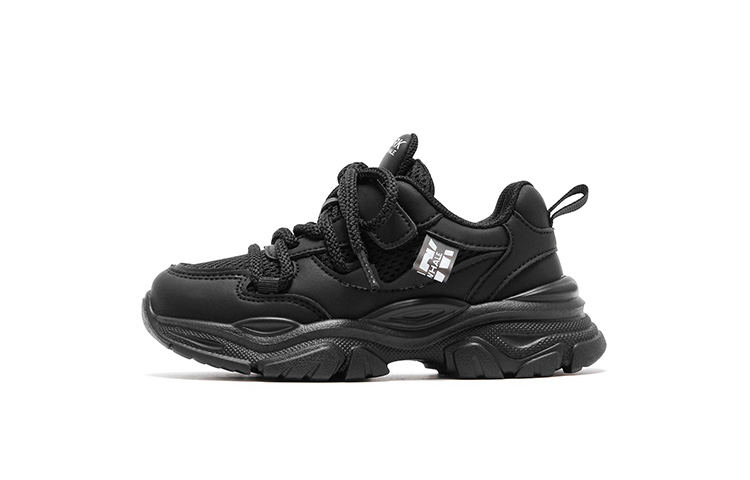 

Антискользящие износостойкие низкие детские кроссовки Kids' FAIRWHALE, черный