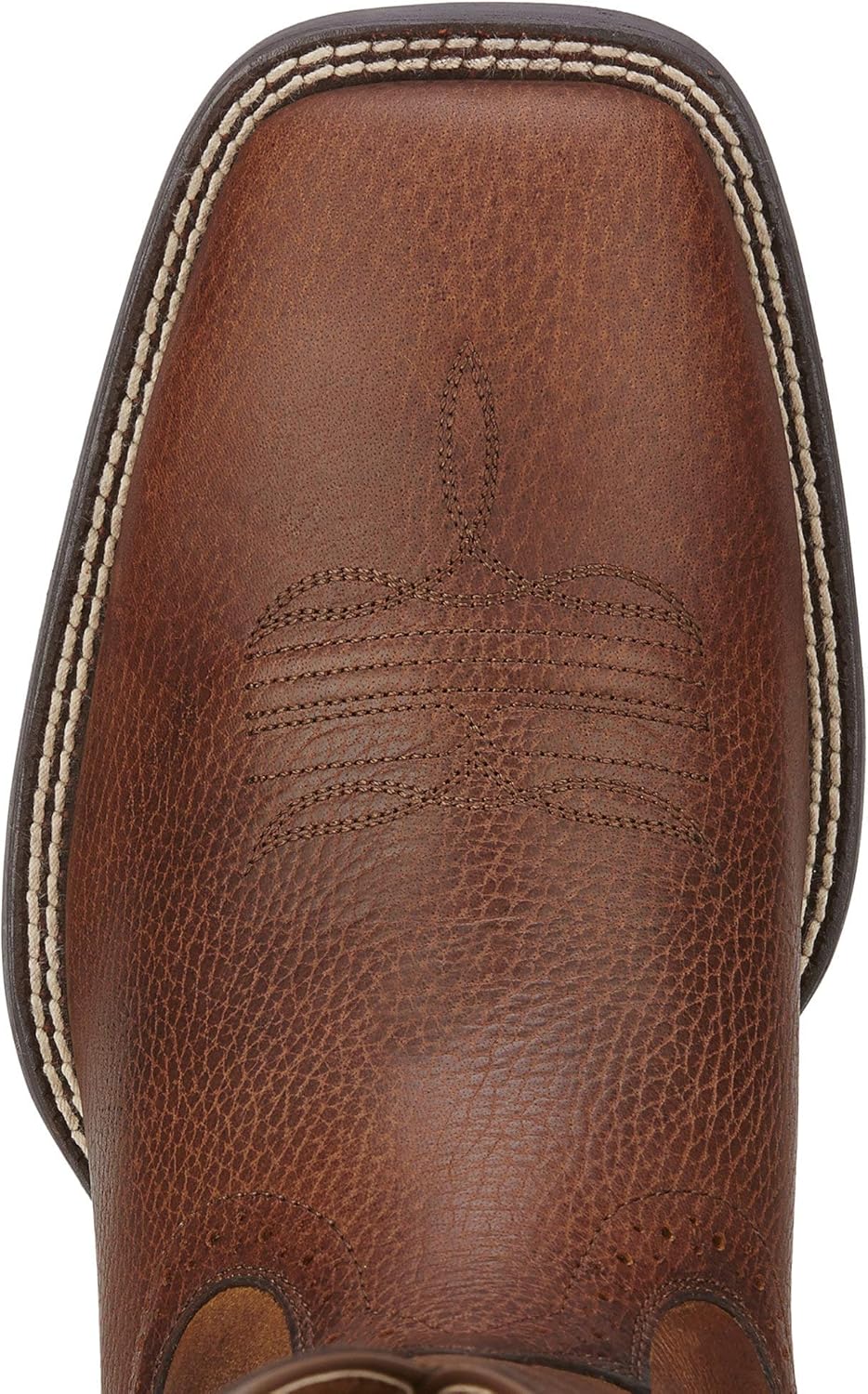 Мужские западные ковбойские сапоги Ariat Sport с широким квадратным носком, Brooklyn Brown/Ashes — фото 2