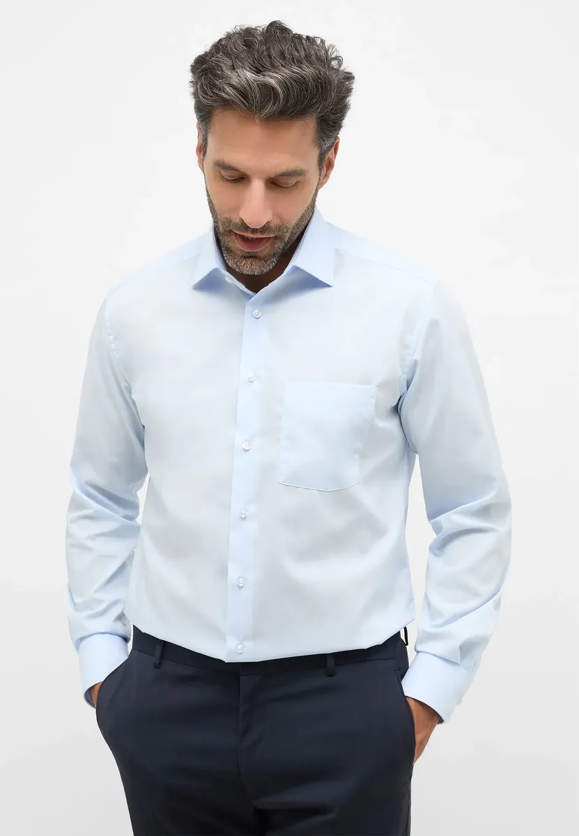 

Рубашка Eterna с длинными рукавами "MODERN FIT", голубой