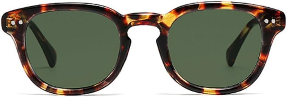 

Квадратные солнцезащитные очки «кошачий глаз» для женщин и мужчин, роскошные, модные, многоугольные, ретро, ​​женские очки с защитой от УФ-излучения UV400 3944 Melrose, Leopard Green