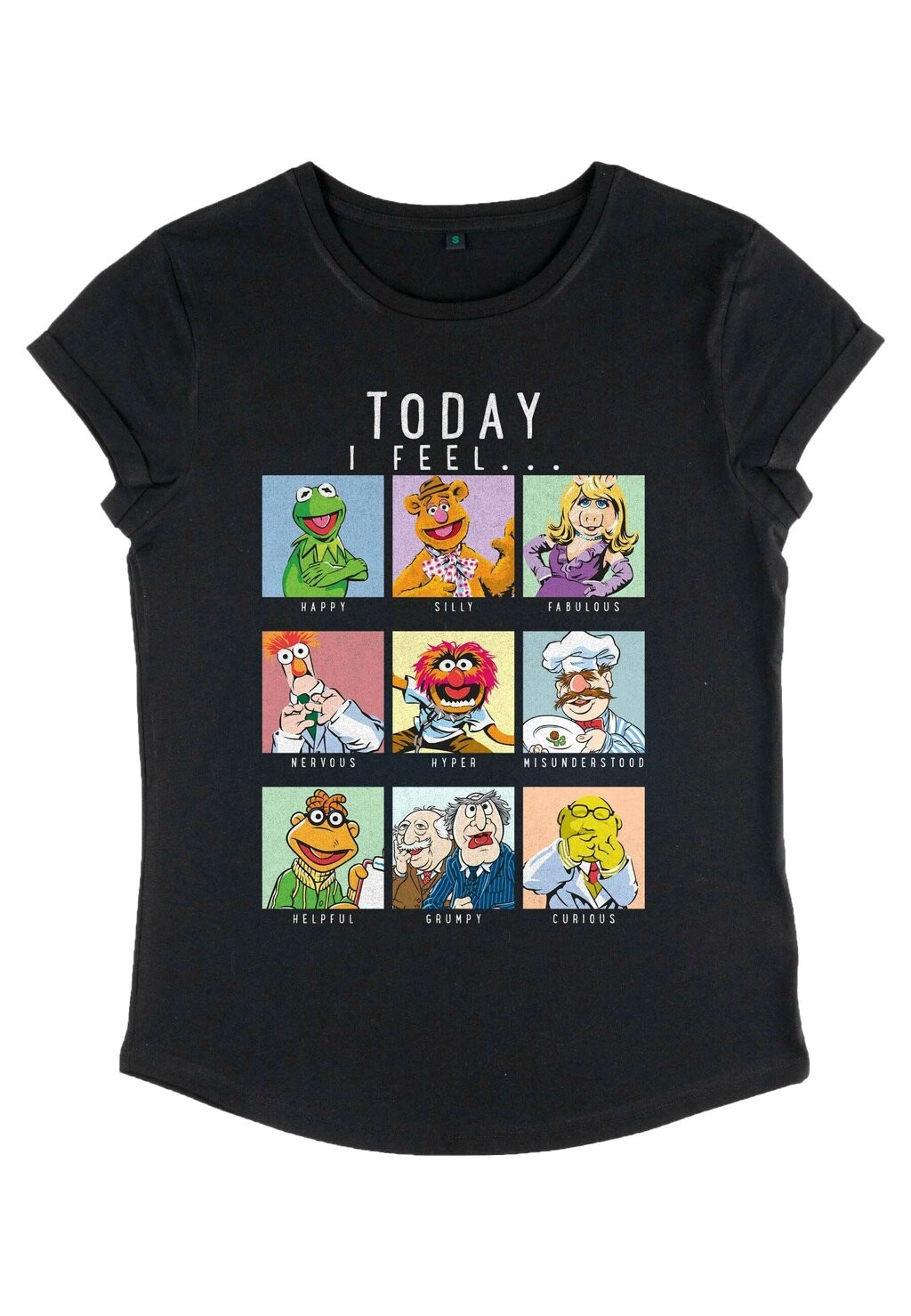 

Футболка с принтом MUPPETS MUPPET MOOD Disney, черный