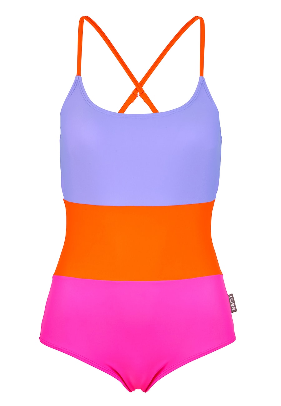 

Купальник-бралетт BECO the world of aquasports Colour Block, Purple/Mixed Colors