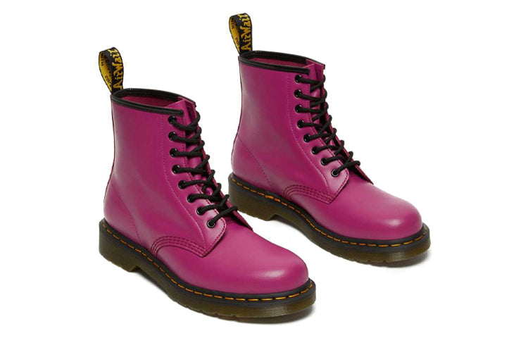Мужские ботинки Dr.Martens 1460 из гладкой кожи, розовый — фото 4