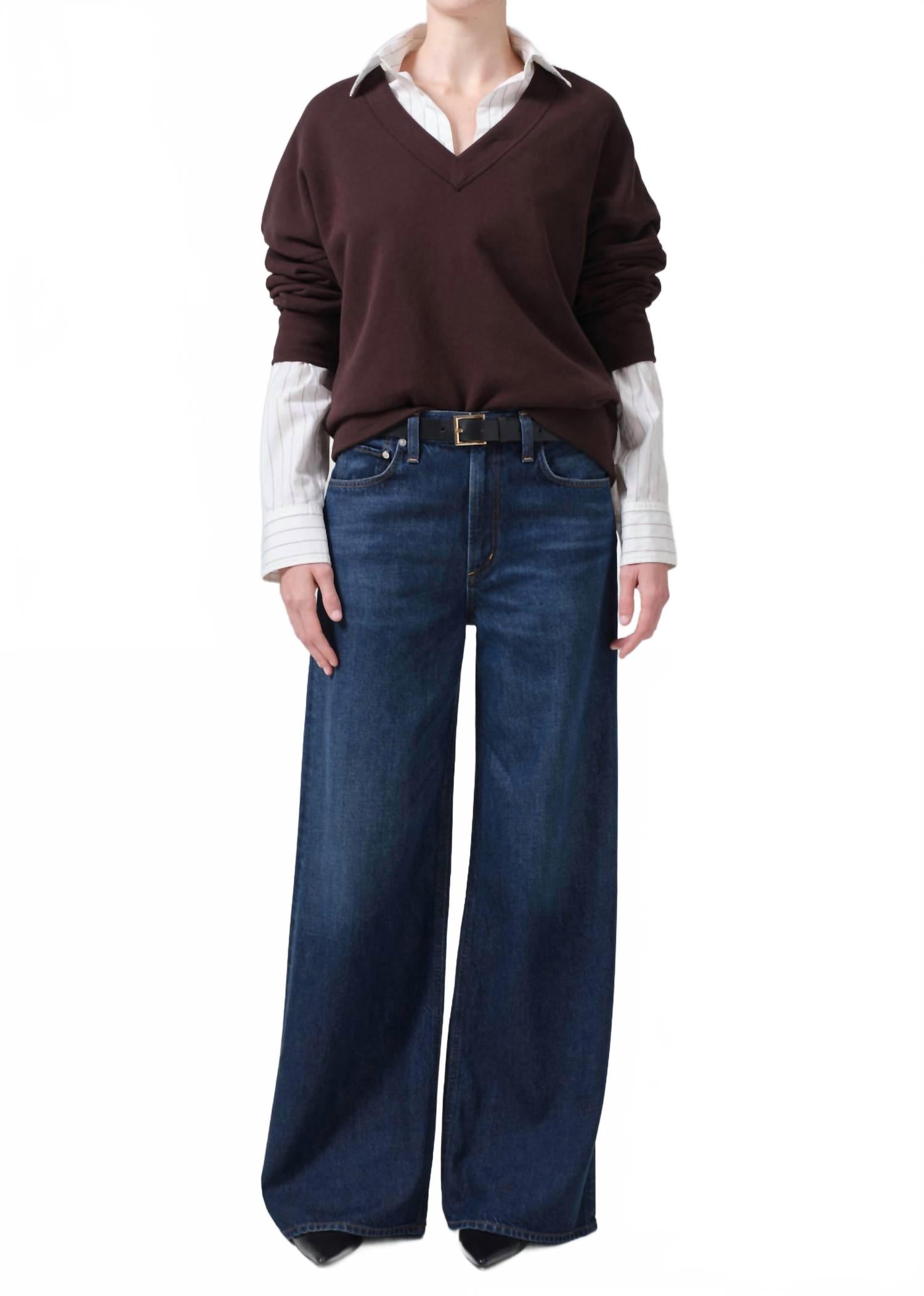 

Джинсы Paloma Wide Leg в цвете Agmut Citizens of Humanity, Agmut