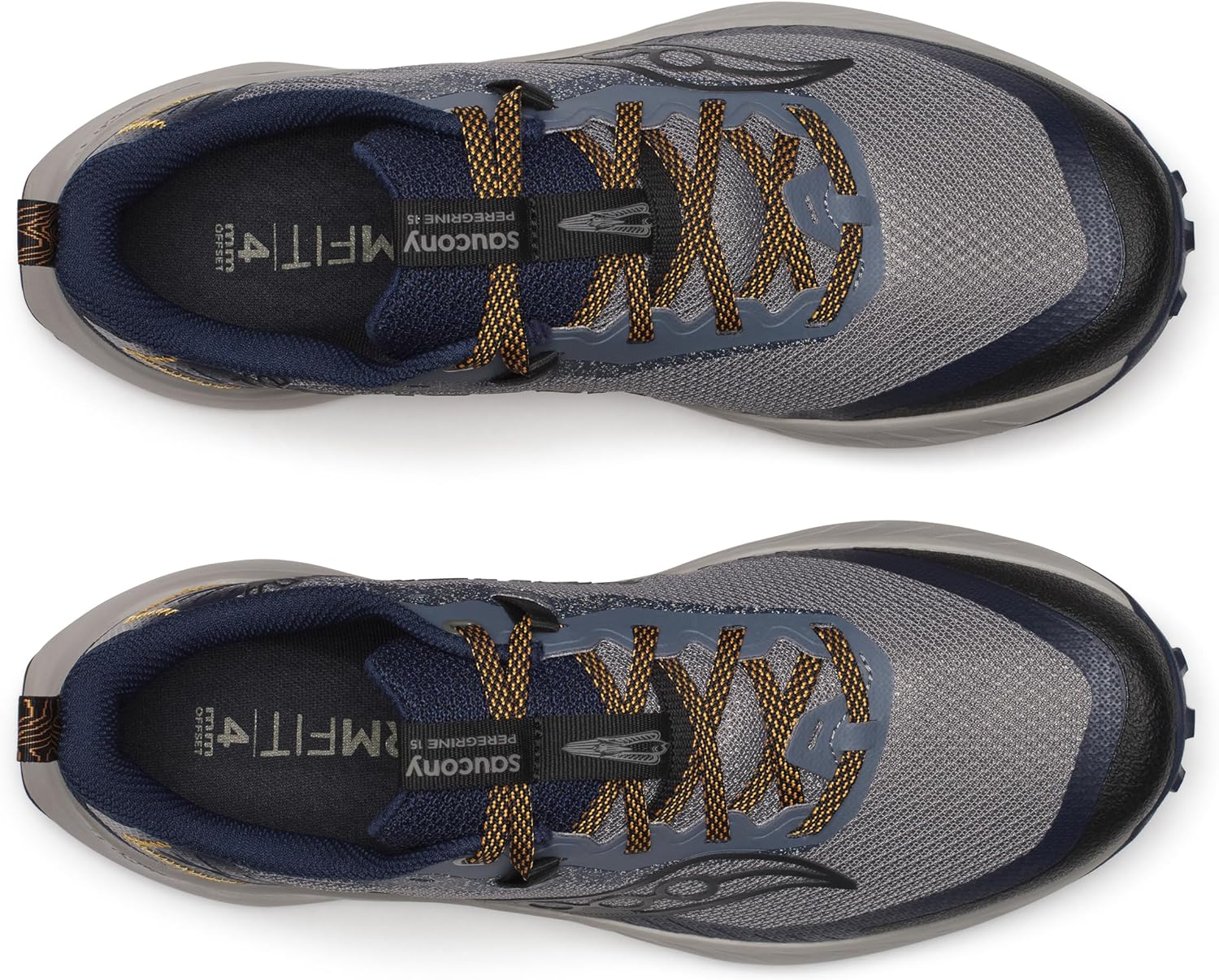 Мужские кроссовки для трейлового бега Saucony Peregrine 15, темно-синий — фото 4